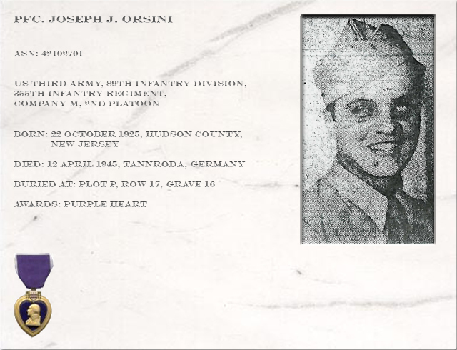 Pfc. Joseph J. Orsini